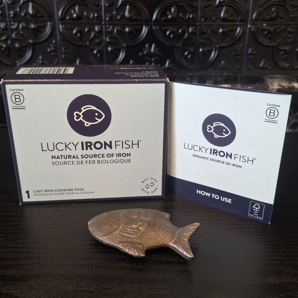 Cast Iron Cooking Tool, Lucky Iron Fish, Natural Iron Supplement